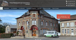 Desktop Screenshot of hotel-restaurant-aubreville.com